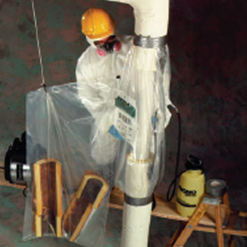 Asbestos Glove Bag - Grayling V10 Quick Twist Vertical - Click Image to Close