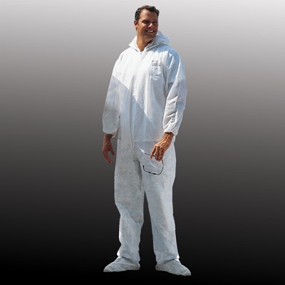 Malt ProMax 7414 - Disposable Paint Suit - Coveralls Hood Boots - Bulk - 4XL