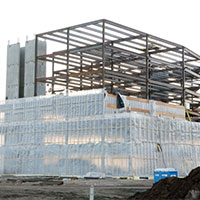 Commerical Construction - Plastic Poly Sheeting Example