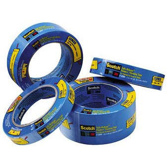 3M 2090 Scotch Blue Painter's Tape - Case of 36 - 1"