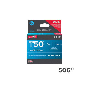 Arrow T50 Staples 3/8" - Pack of 10