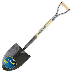 Jackson J-450 Pony Round Point Shovel w/Solid Shank - Armor D-Grip