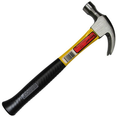 Barco SuperDuty Curved Claw Hammer w/Fiberglass Handle - 16oz - Click Image to Close