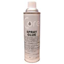 Core Heavy Duty Spray Adhesive - Metal Wood Plastics - Case of 12