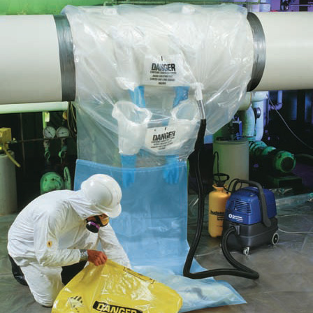 Asbestos Glove Bag - Grayling QT30 Quick Twist Horizontal - XLarge