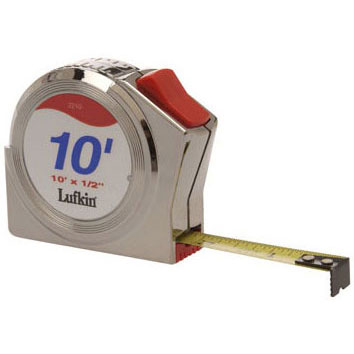 Lufkin 1/2" x 10' Series P2000 Power Return Tape