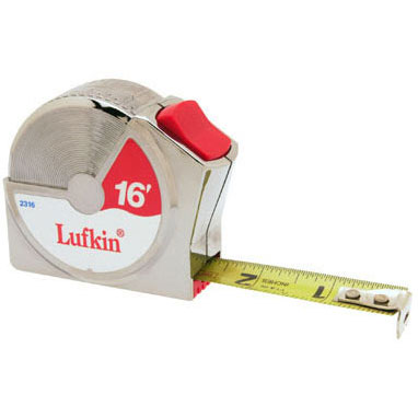 Lufkin 3/4" X 16' Series P2000 Power Return Tape