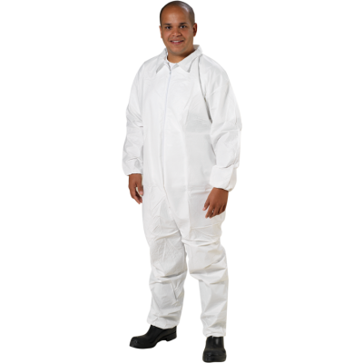 Malt ProMax 1017 - Disposable Paint Suit - Zip Coveralls - Bulk - 4XL - Click Image to Close