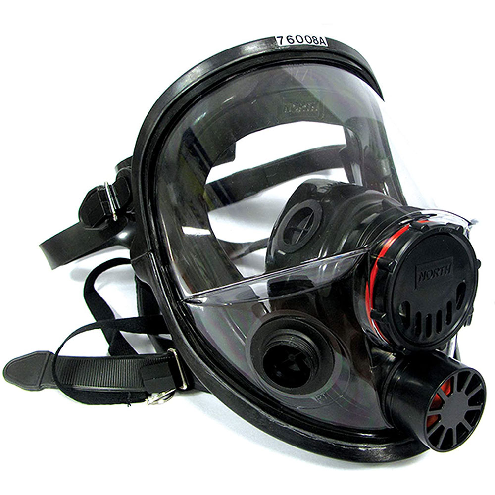 North 7600 Respirator - 8A Full Face Respirator M/L - Honeywell - Click Image to Close