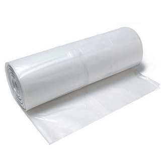 6 Mil White Plastic Sheeting - Flame Retardant - 10x100