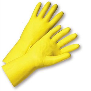 West Chester Yellow Latex Rubber Glove 2312 (dozen) - Click Image to Close