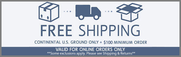 Free shipping on orders over $100!
